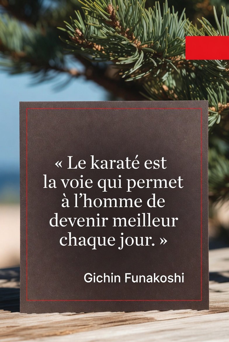 Citation Gichin Funakoshi